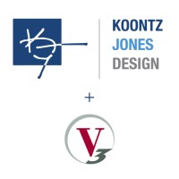 KOONTZ JONES Design + V3 logo - Similar company to Gamble Design Collaborative