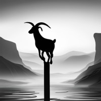 Goat on a Pole Farm logo - Similar company to Vandergoat Kalahari Red & Boer Goat Stud
