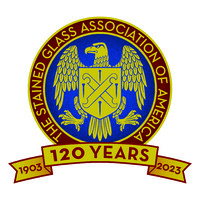 STAINED GLASS ASSOCIATION OF AMERICA logo - Similar company to Willet Stained Glass Studios