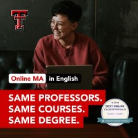 Online MA in English at Texas Tech University logo - Similar company to English Coach