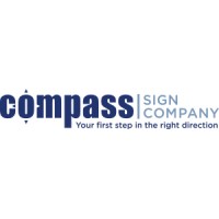 Compass Sign Company logo - Similar company to Wolf Wrap Studio