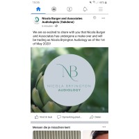 Nicola Bryington Audiology logo - Similar company to Captain Hear'O
