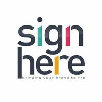 Signhere Signs logo - Similar company to Alignus World
