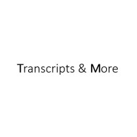 Transcripts & More logo - Similar company to Transcripts