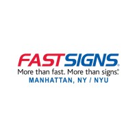 FastSigns of Manhattan/ NYU logo - Similar company to Fast Signs