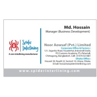 Spider Interlining logo - Similar company to Sunshine Interlining& Accessories Mfc Bd Ltd