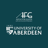 AFG College with the University of Aberdeen logo - Similar company to Cuq Ulster University