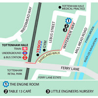 The Engine Room Tottenham Hale logo - Similar company to St Mary'S West Kensington