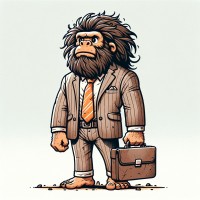 Caveman in a Suit logo
