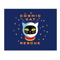 Cosmic Cat Rescue logo - Similar company to Rocket Cat Rescue