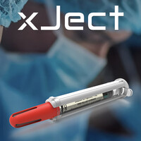 xJect Ultra-compact Safety Syringes for 21st Century logo - Similar company to Stonefaced Rx