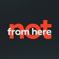 Not From Here Podcast logo - Similar company to Part-Time Founder