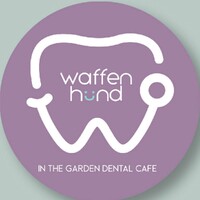 Waffenhund in the Garden Dental Cafe logo - Similar company to Astron Dental