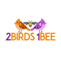 2 Birds 1 Bee logo - Similar company to Cardgenius
