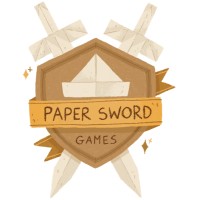 Paper Sword Games logo - Similar company to Plastic Fern Studios