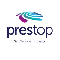 Prestop logo - Similar company to Qiox, The Selfservice Company