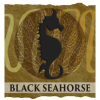 Black Seahorse logo - Similar company to Addicted2Fish