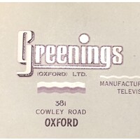 Greenings Oxford logo - Similar company to Evolve Creative Limited