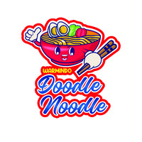 Warmindo Doodle Noodle logo - Similar company to Inkfinity