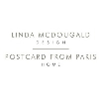 Linda McDougald Design | Postcard from Paris Home logo - Similar company to One Plus Design Studio