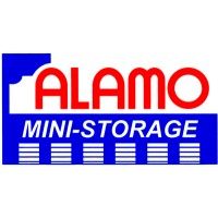 Alamo Mini-Storage - All self-storage is NOT the same logo - Similar company to Schomp Mini