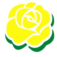 Yellow Rose Gifting Company logo - Similar company to Squidpixels • Design, Printing & Gifting