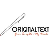 Original Text logo - Similar company to Chemistry Search & Selection