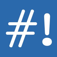 #! code (Hash Bang Code) logo - Similar company to Octahedroid