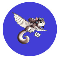 L'écureuil volant logo - Similar company to Weezem