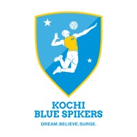 Kochi Blue Spikers logo - Similar company to Bengaluru Torpedoes