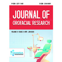 Journal of Orofacial Research by Manasa STM publishers logo - Similar company to Dental Journal