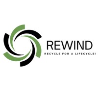 Rewind | Recycling and Waste Management logo - Similar company to Garbagecan! Sustainable Waste Management