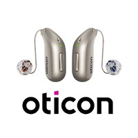 Oticon logo - Similar company to Advanced Bionics