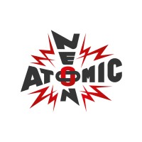 Atomic néon logo - Similar company to Imprimeries Sb