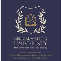 Medical Writing University logo - Similar company to Risk Management Powered By Thinkific Court/Probation/Us Dot-Sap Online Certified Courses