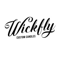 Wickfly - Custom Candles logo - Similar company to Glow Candle Co.