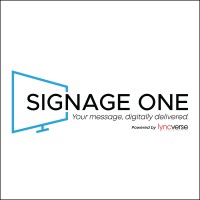 SignageONE logo - Similar company to Lyncverse Technologies