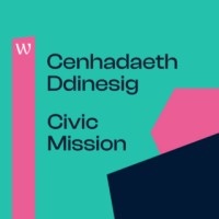 Prifysgol Wrecsam Cenhadaeth Ddinesig / Wrexham University Civic Mission logo - Similar company to Tŷ Pawb