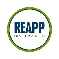 REAPP Device is Green logo - Similar company to Reapp
