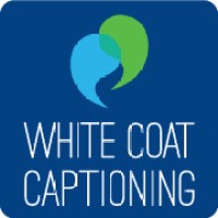 White Coat Captioning logo - Similar company to Heart Captioning, Inc.