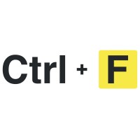 Ctrl + F logo - Similar company to Codemasters Agency