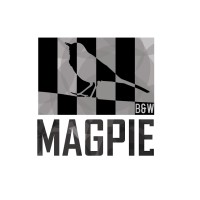Magpie B&W logo - Similar company to Thriftops By Swagkicks