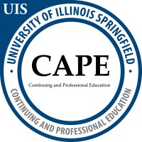 Continuing and Professional Education at the University of Illinois Springfield logo - Similar company to Government Blockchain Association . Springfield, Illinois