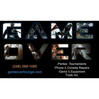 Game Over Lounge logo - Similar company to Garagegames