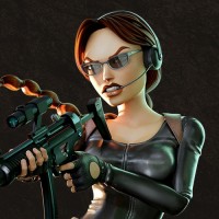 Lara Croft in Russia logo - Similar company to 1981 Digital Marketing