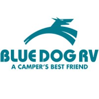 Blue Dog RV logo - Similar company to Armadillo Trailers