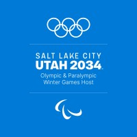 Salt Lake City-Utah 2034 logo - Similar company to Rice-Eccles Stadium