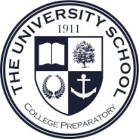 The University School logo - Similar company to Socialwise Vr