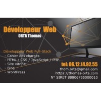 Développeur Web Thomas ORTA logo - Similar company to Fc Digital Développeur & Concepteur Web & Mobile