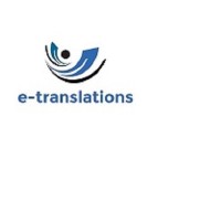 e-translations logo - Similar company to Tulkot.Lv